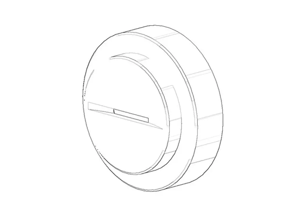 DORNBRACHT Abdeckung Deckel fuer Stopfen ein-punkt-armatur ERSATZTEILE 092097010 43 x 43 x 15 mm, 09209701090 Galeriebild 1